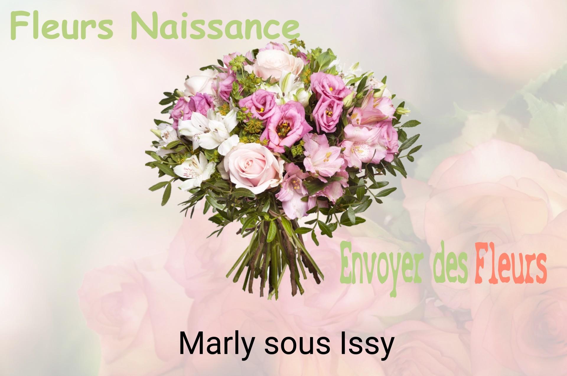 Bouquet de fleurs de naissance livré à Marly-sous-Issy